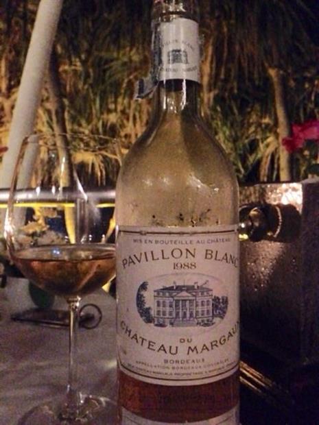 1988 Château Margaux Pavillon Blanc - CellarTracker