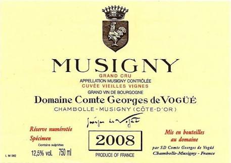 2006 Domaine Comte Georges de Vogüé Musigny Cuvée Vieilles 2006 Domaine Comte Georges de Vogüé Musigny Cuvée Vieilles