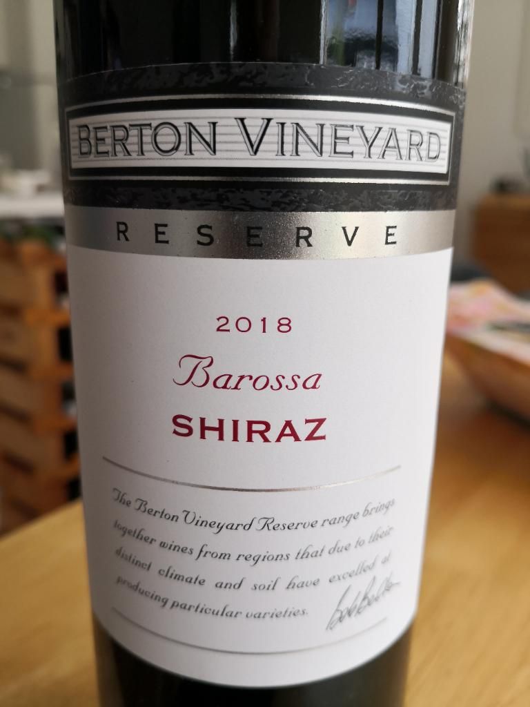 2019 Berton Vineyard Shiraz Winemaker's Reserve, Australia, South