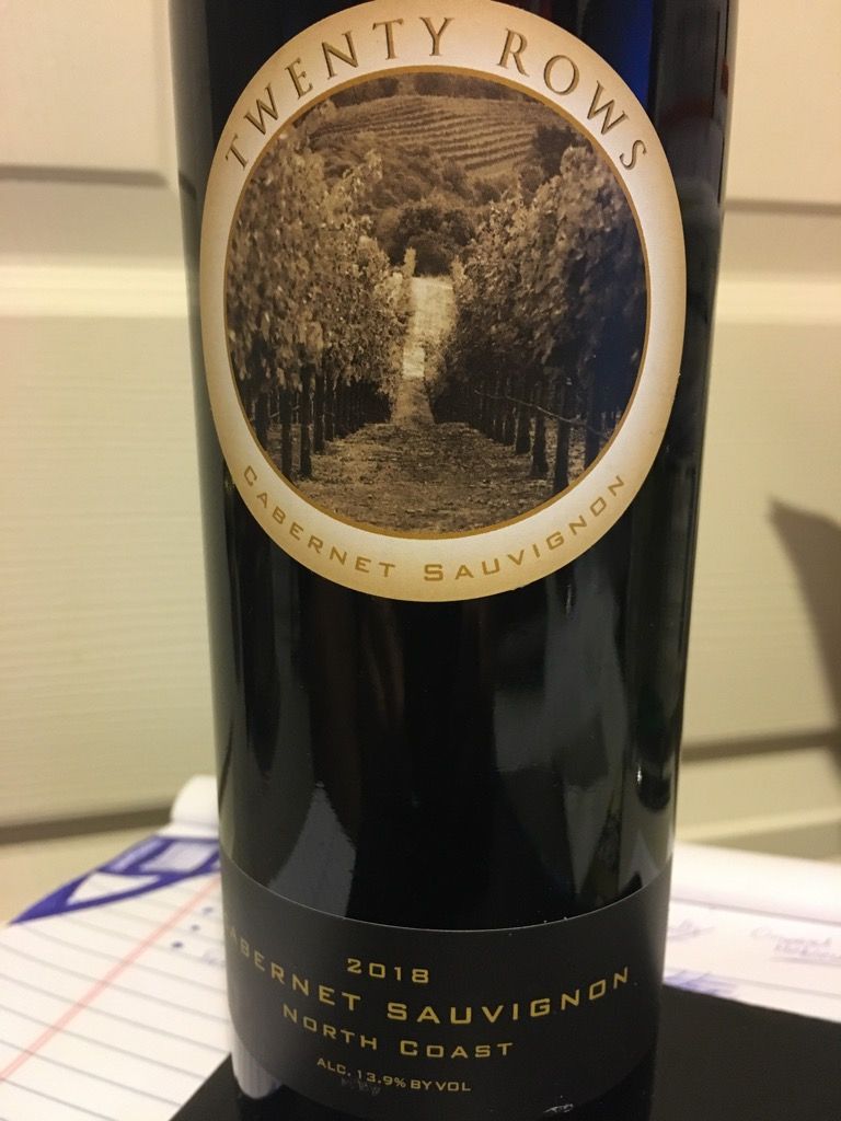 2018 Twenty Rows Sauvignon, USA, California, Napa Valley