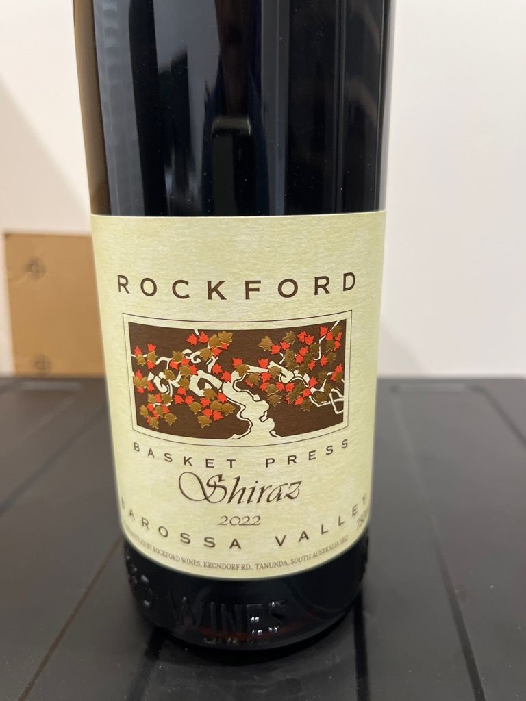 2022 Rockford Shiraz Basket Press - CellarTracker
