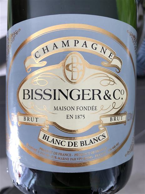 N.V. Bissinger & Co Champagne Blanc de Blancs - CellarTracker