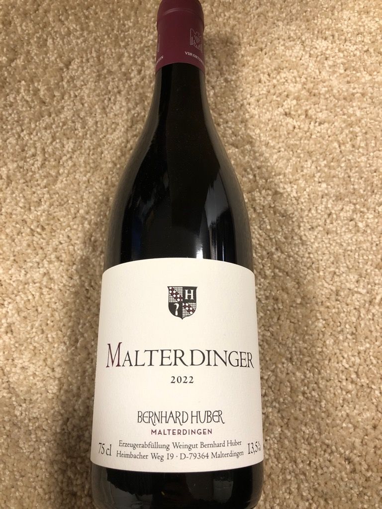 2022 Bernhard Huber Malterdinger Spätburgunder - CellarTracker
