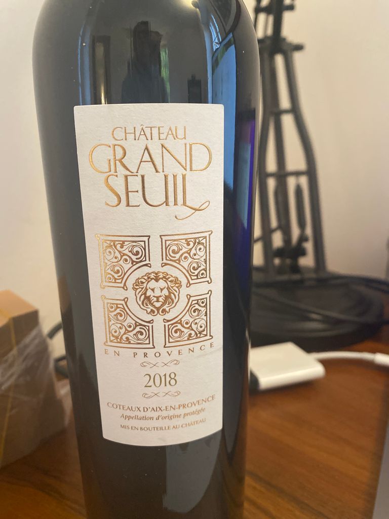 2022 Château Grand Seuil Coteaux d'Aix-en-Provence Rouge, France ...