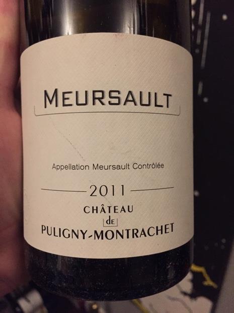 2011 Château de Puligny-Montrachet Meursault - CellarTracker
