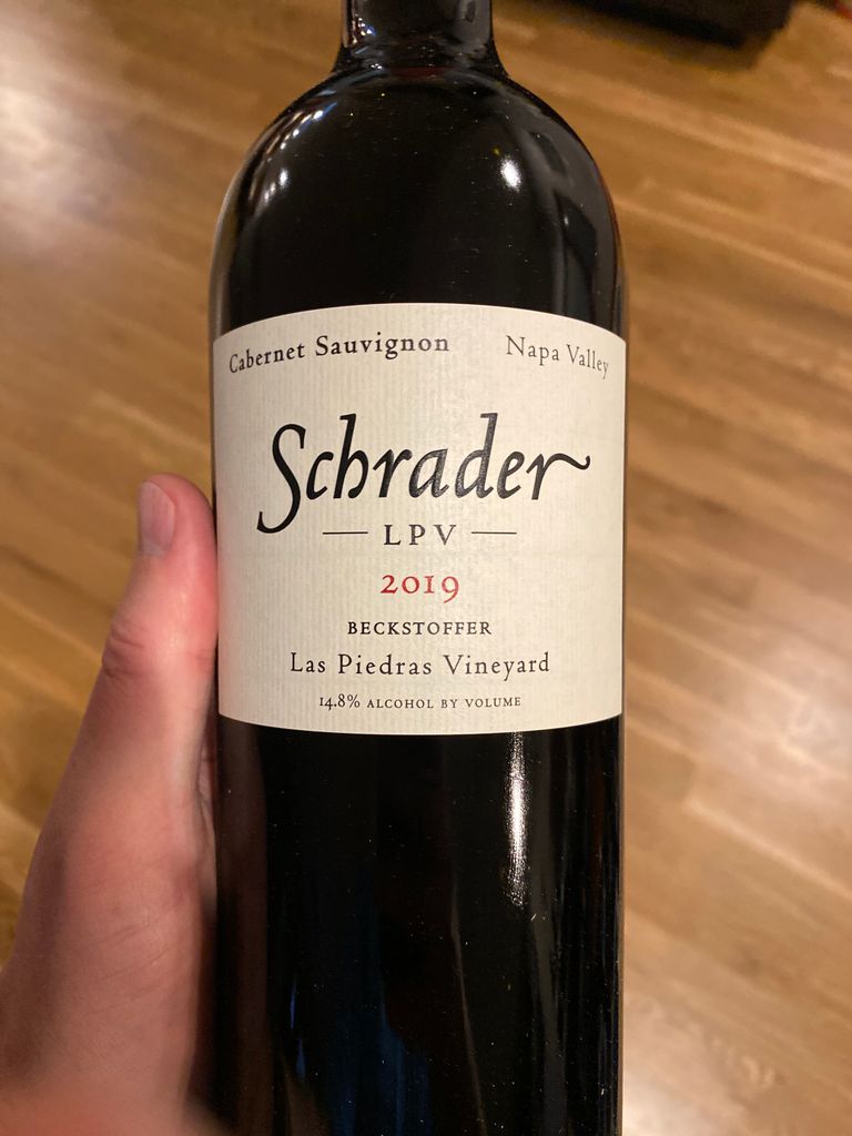 2019 Schrader Cellars Cabernet Sauvignon LPV Beckstoffer Las Piedras ...