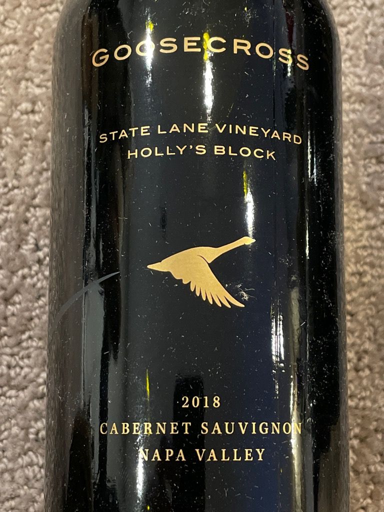 2018 Goosecross Cellars Sauvignon State Lane Holly’s Block, USA, California, Napa