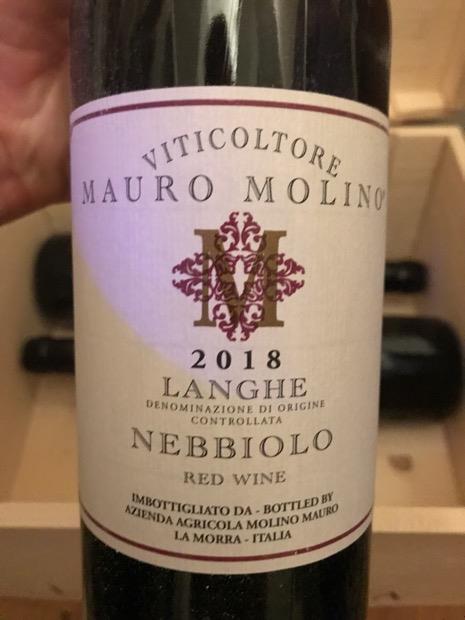 2018 Mauro Molino Langhe Nebbiolo, Italy, Piedmont, Langhe, Langhe DOC ...