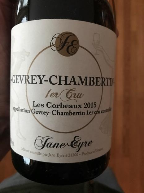 2015 Jane Eyre Gevrey-Chambertin 1er Cru Les Corbeaux - CellarTracker