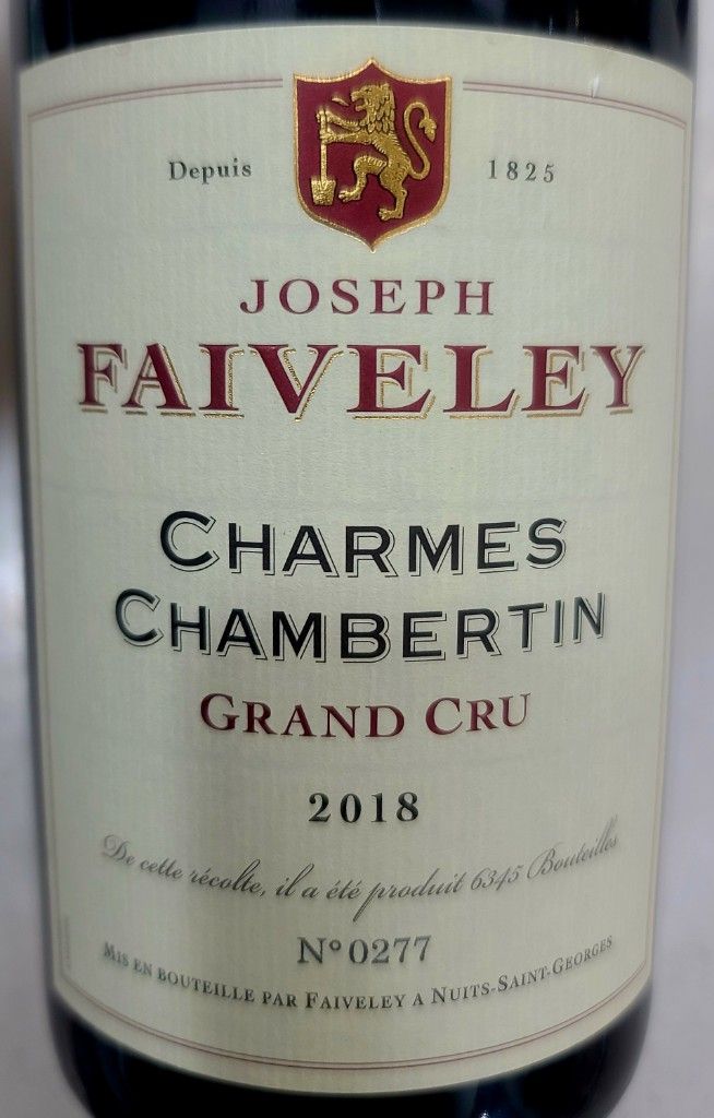 2018 Faiveley Charmes-Chambertin - CellarTracker