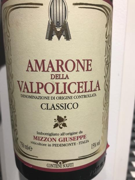 2015 Mizzon Amarone della Valpolicella Classico - CellarTracker