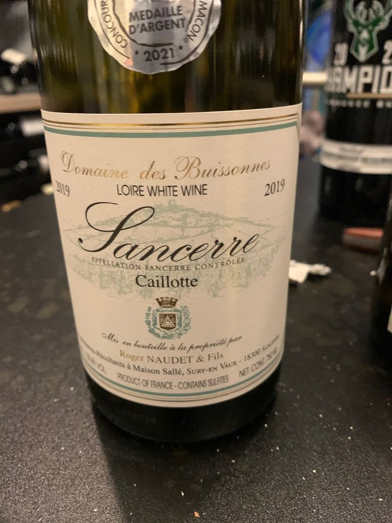 2021 Roger Naudet Sancerre Rosé Domaine des Buissonnes, France, Loire