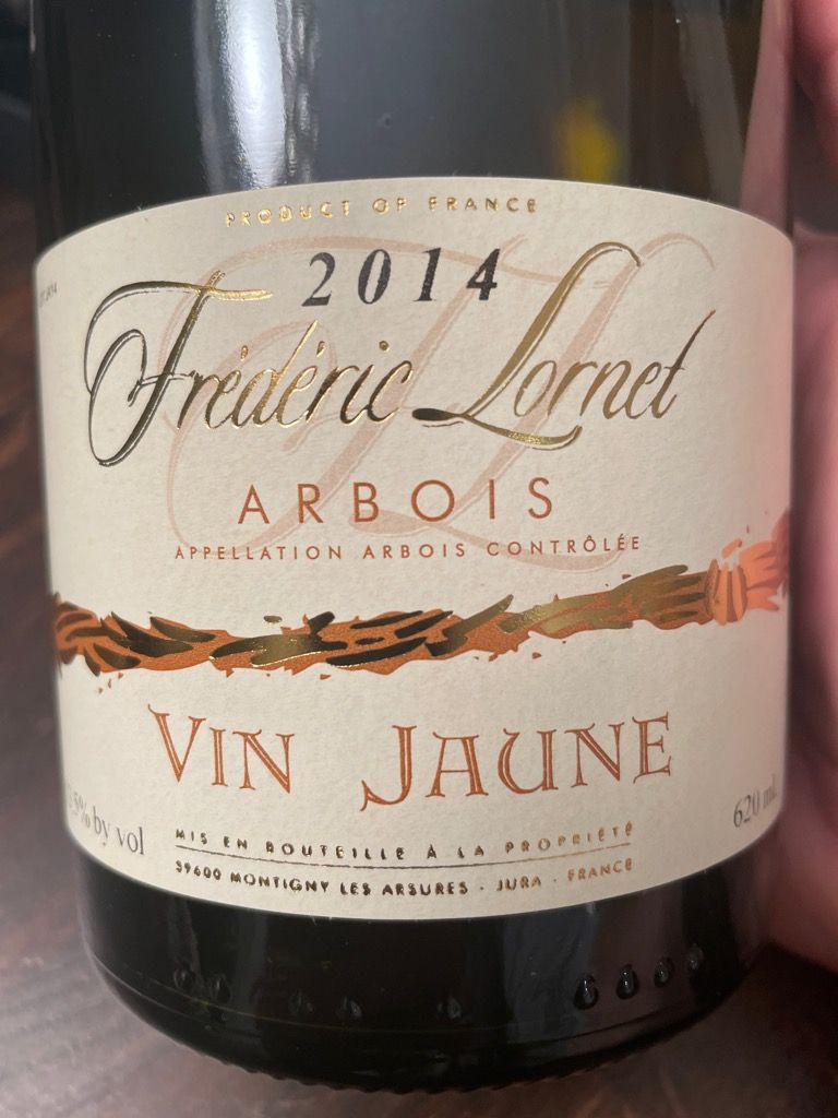 Jura Arbois Vin Jaune 2016