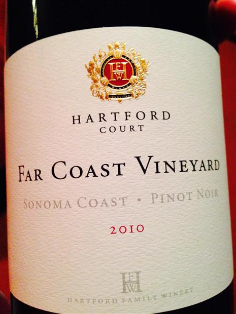 2010 Hartford / Hartford Court Pinot Noir Far Coast Vineyard, USA ...