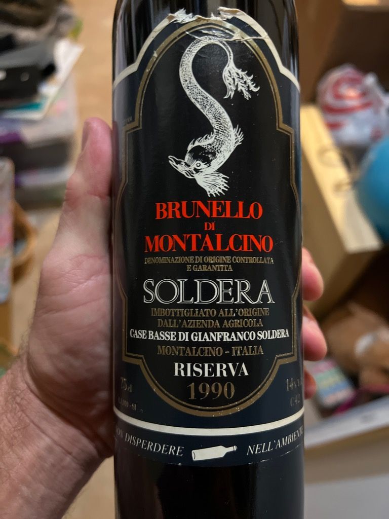 1990 Soldera (Az. Agr. Case Basse) Brunello di Montalcino Riserva