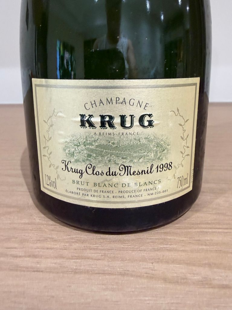 1999 Krug Champagne Clos du Mesnil - CellarTracker
