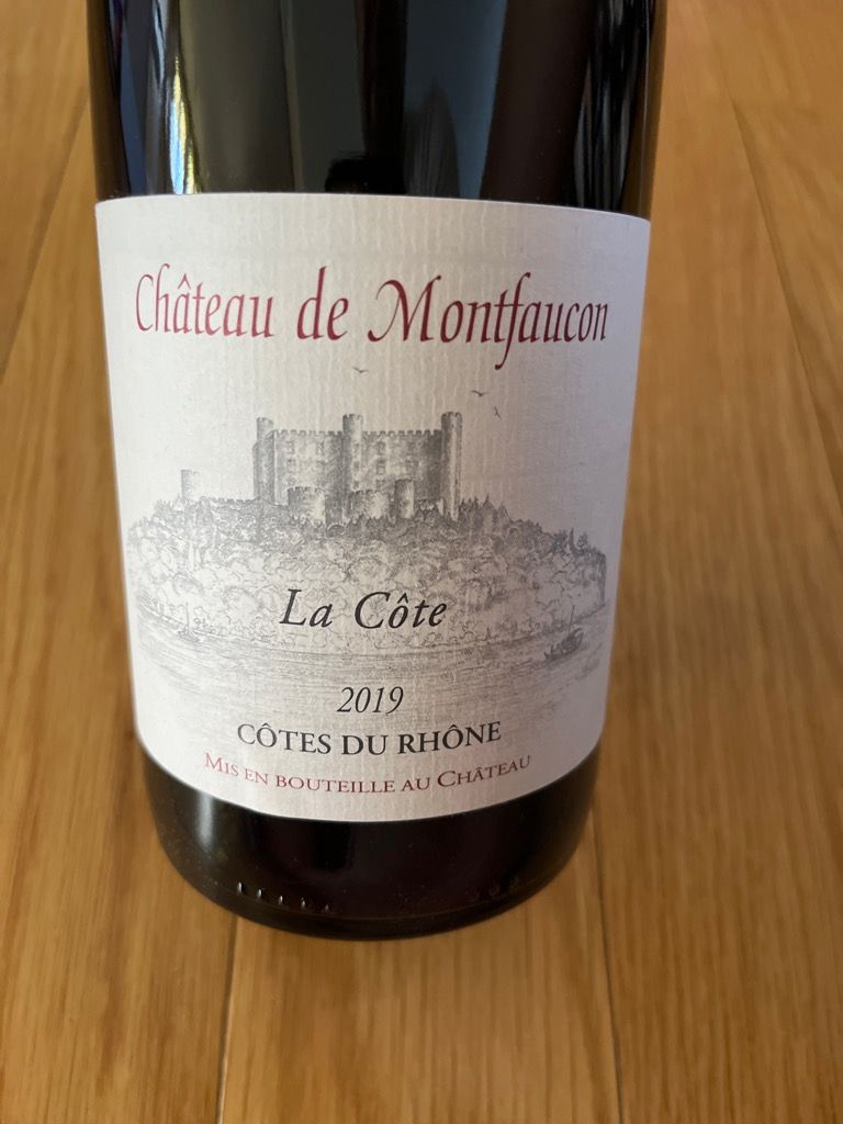 2019 Château de Montfaucon Côtes du Rhône La Côte France Rhône Southern Rhône Côtes du Rhône