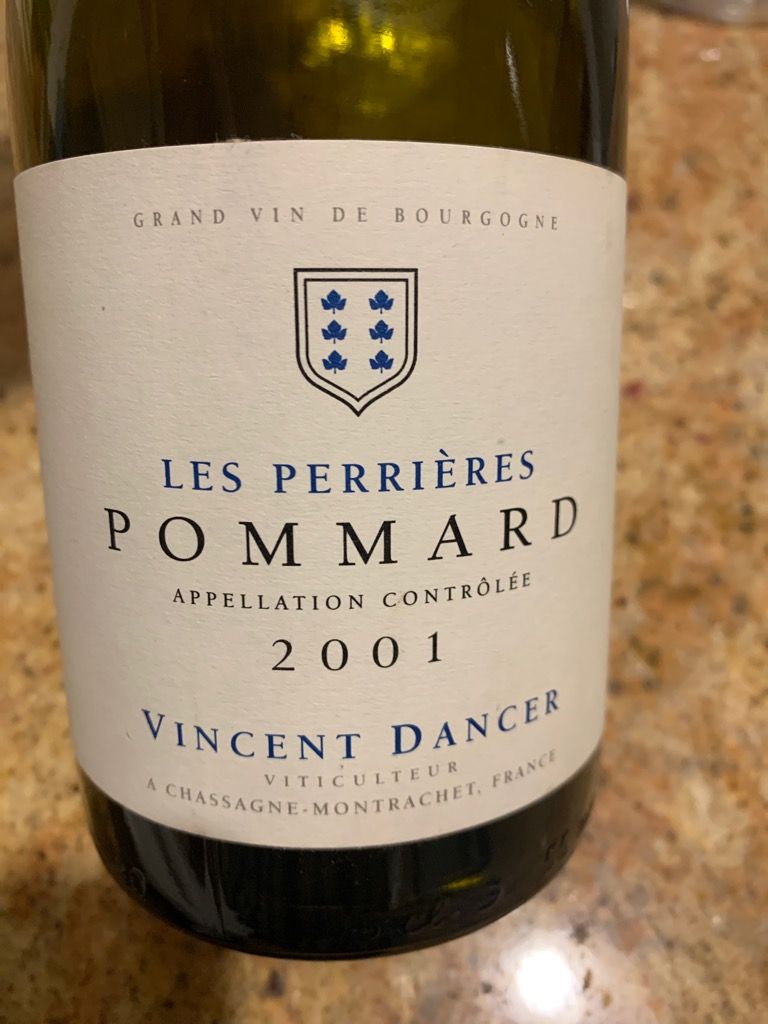 2017 Vincent Dancer Pommard Les Perrières - CellarTracker