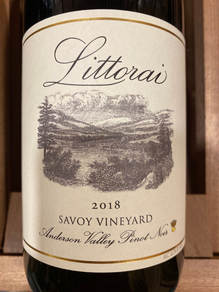 2018 Littorai Pinot Noir Savoy Vineyard, USA, California, North Coast ...