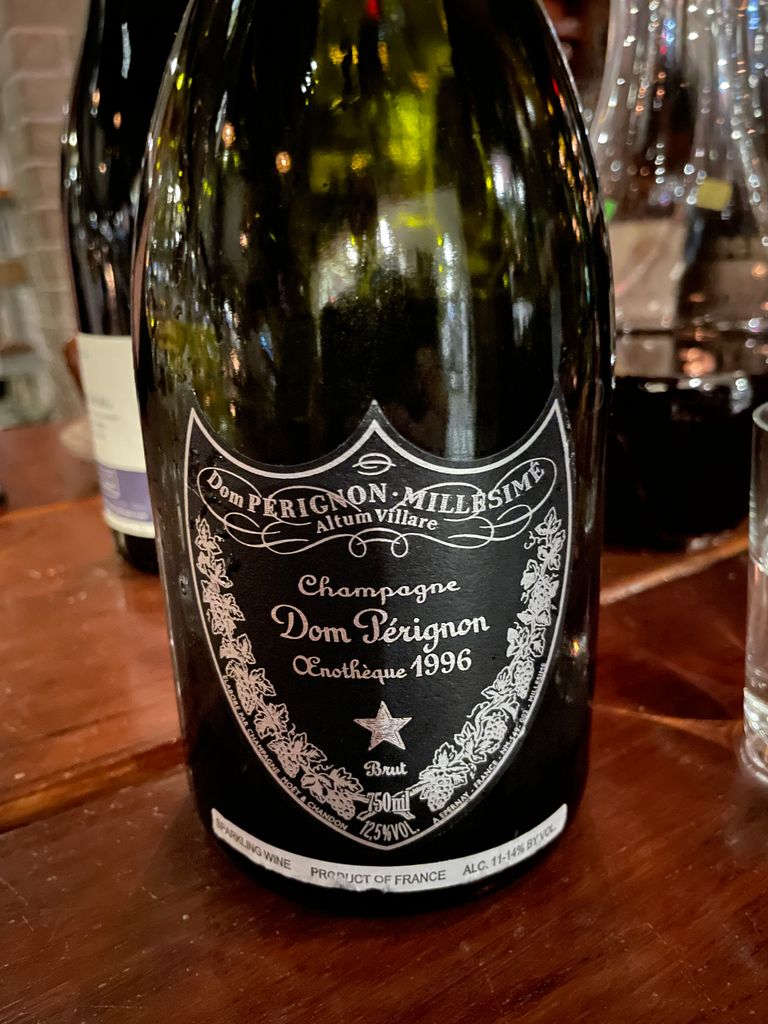 1996 Dom Perignon Champagne 750ml