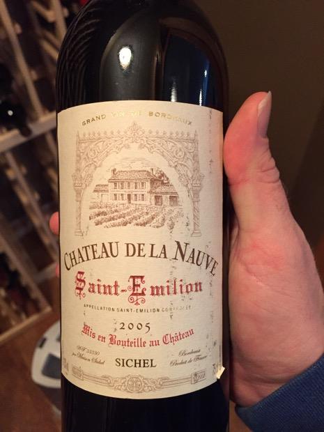 2008 Château De La Nauve St. Émilion Grand Cru, France, Bordeaux 