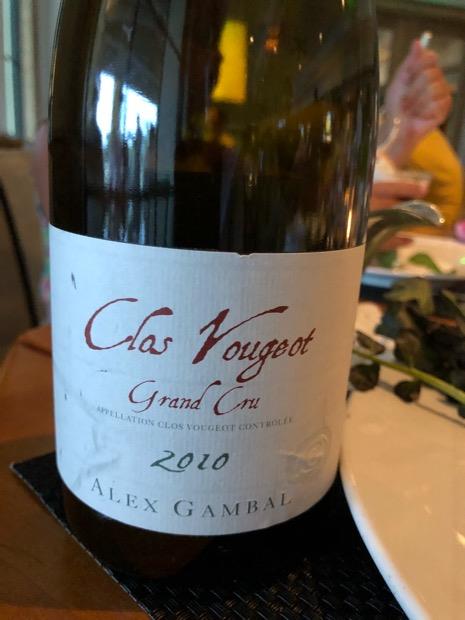 2010 Maison Alex Gambal Clos Vougeot - CellarTracker