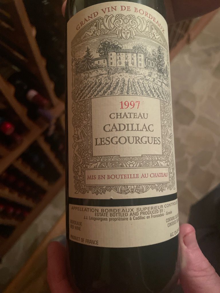 1997 Château Cadillac Cuvée J.J. Lesgourgues - CellarTracker