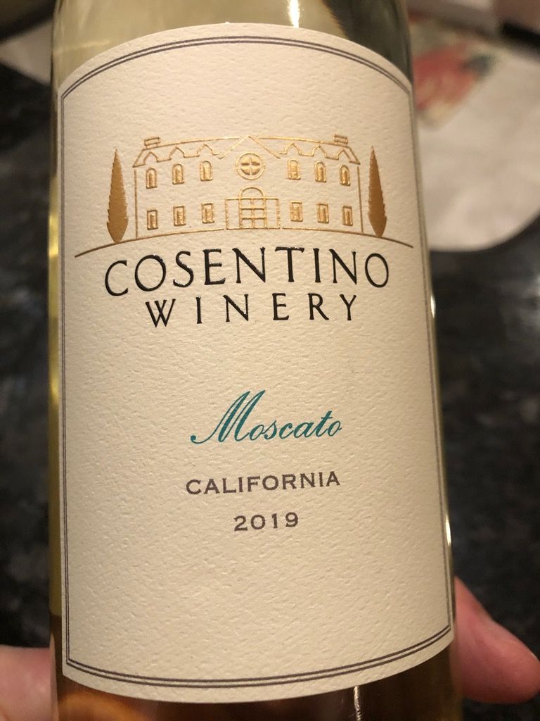 2019 Cosentino Winery Moscato, USA, California, Napa Valley CellarTracker
