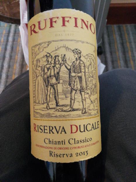 All vintages of Ruffino Chianti Classico Riserva Ducale. label. 