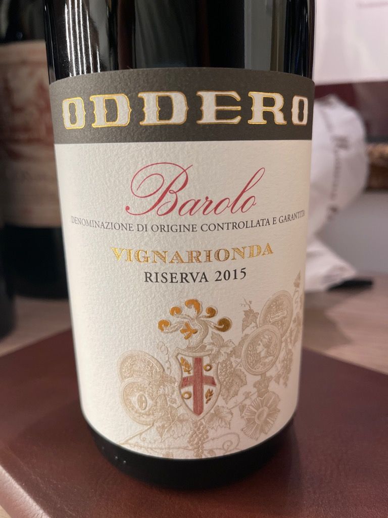2015 Oddero Barolo Riserva Vigna Rionda, Italy, Piedmont, Langhe ...