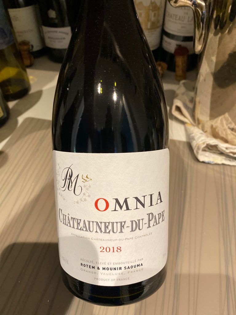 2019 Rotem & Mounir Saouma Châteauneuf-du-Pape Omnia - CellarTracker