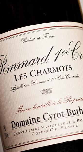 2014 Domaine Cyrot Buthiau Pommard 1er Cru Les Charmots, France ...