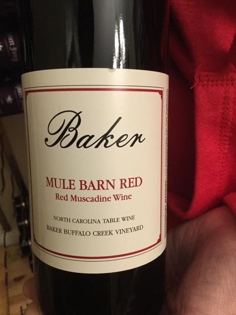 NV Baker Buffalo Creek Vineyard Muscadine Grown Buffalo Creek Baker Vineyards, USA, North Carolina - CellarTracker