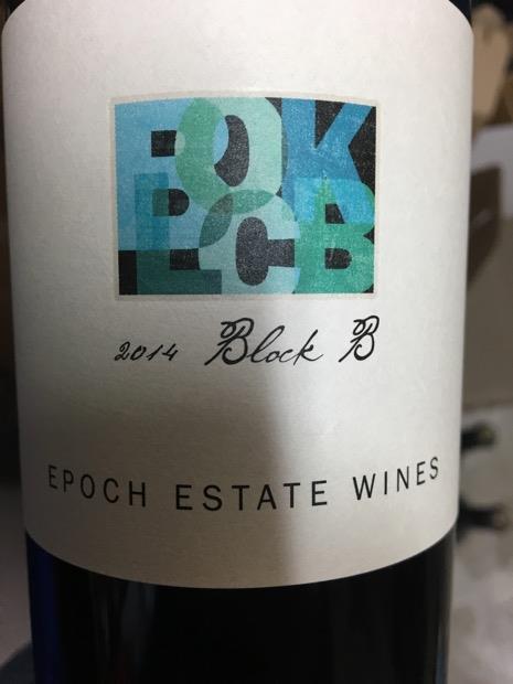 2014 Epoch Estate Wines Syrah Block B Paderewski Vineyard, USA ...