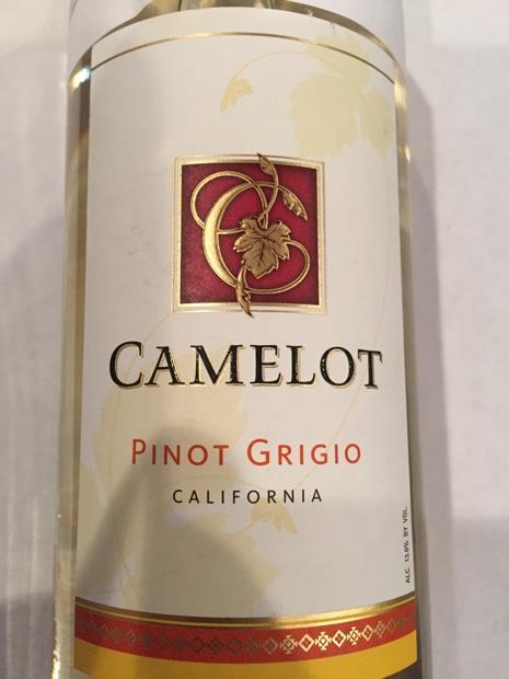 Camelot Pinot Grigio California glass 750ml (784799001911)