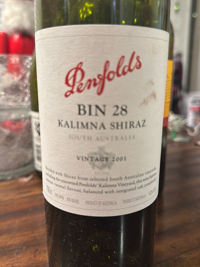 2001 Penfolds Shiraz Bin 28 Kalimna - CellarTracker