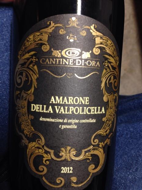 2012 Cantine di Ora Amarone della Valpolicella, Italy, Veneto ...