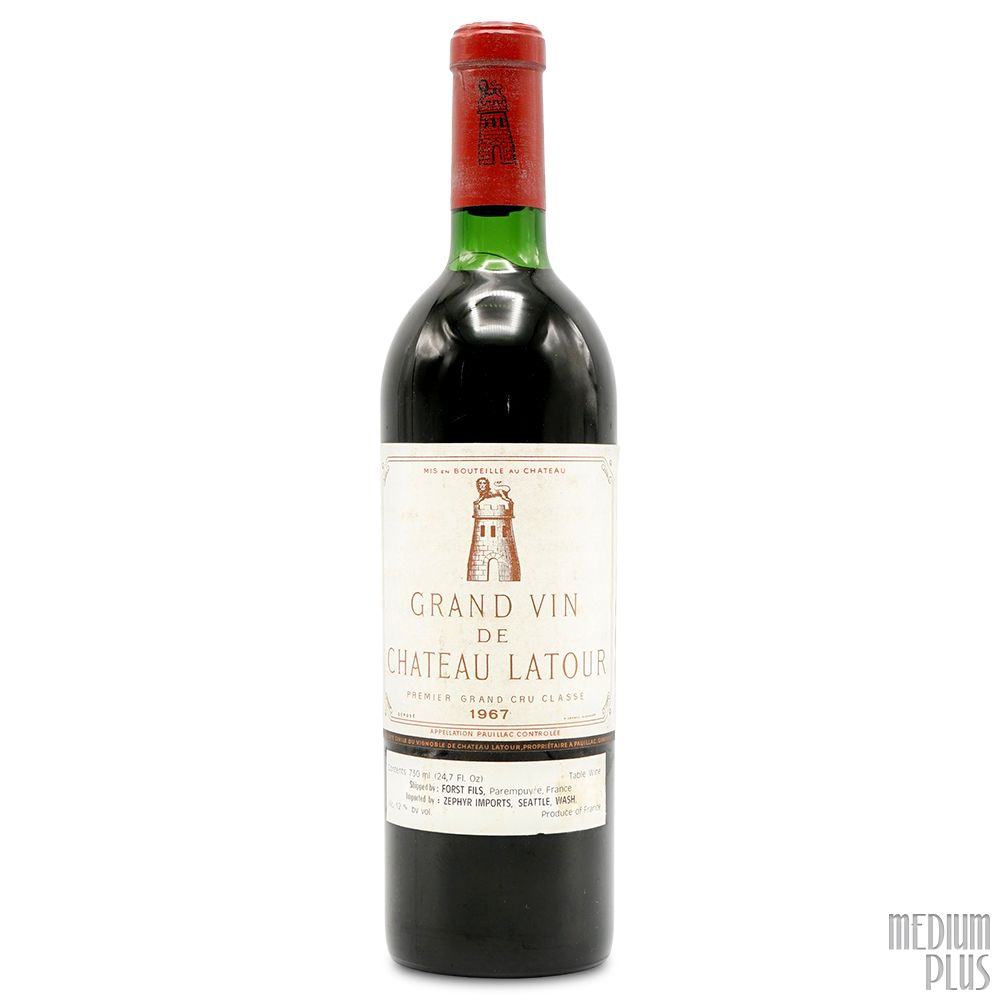 GRAND VIN deCHATEAU LATOUR 1967シャトーラトゥール 1967 Château Latour Grand Vin - CellarTracker