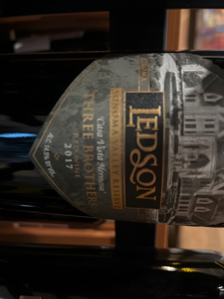 2017 Ledson Three Brothers, USA, California, Sonoma County CellarTracker