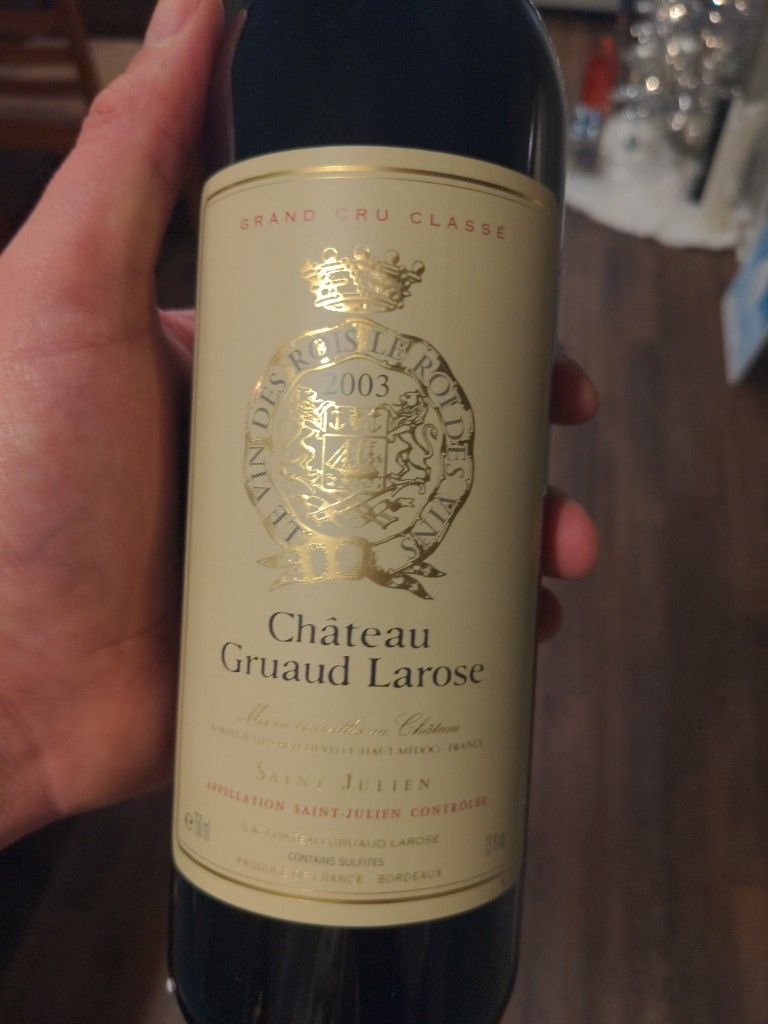 送料無料】シャトー グリュオ ラローズ 2003 赤ワイン フランス 750ml