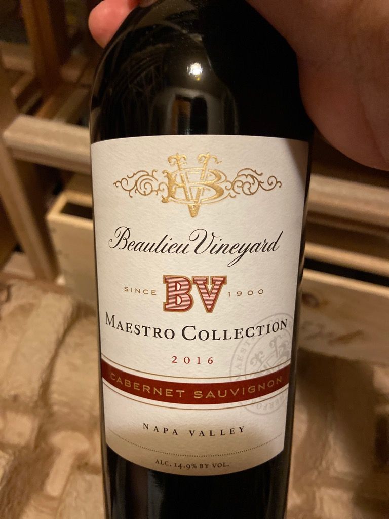 2016 Beaulieu Vineyard Cabernet Sauvignon Maestro Collection, USA ...