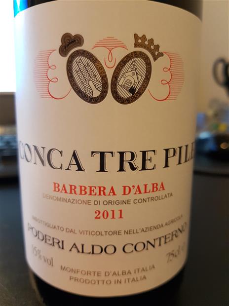 2016 Poderi Aldo Conterno Barbera d'Alba Conca Tre Pile - CellarTracker