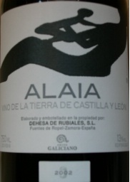 2006 Dehesa de Rubiales Vino de la Tierra de Castilla y León Alaia