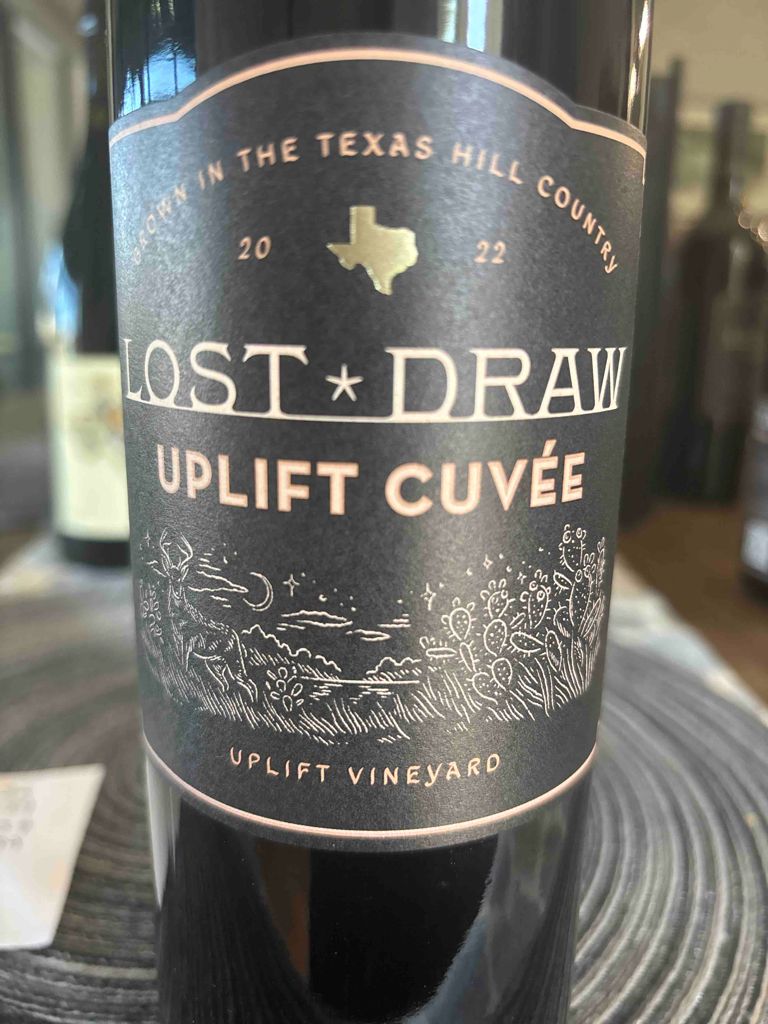 2022 Lost Draw Cellars Uplift Cuvée Uplift Vineyard, USA, Texas, Texas ...