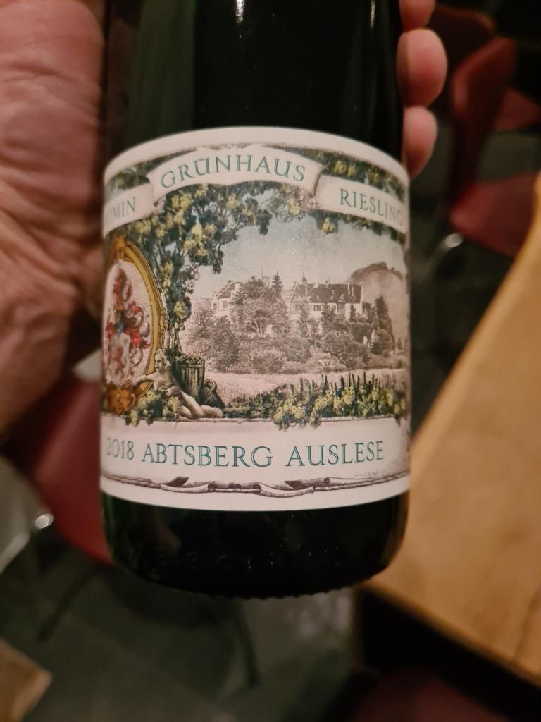 2018 Von Schubert Maximin Grünhäuser Abtsberg Riesling Auslese Germany