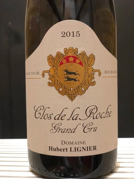 リニエ 2015 Clos de la Roche 2015 Hubert Lignier Clos de la Roche - CellarTracker