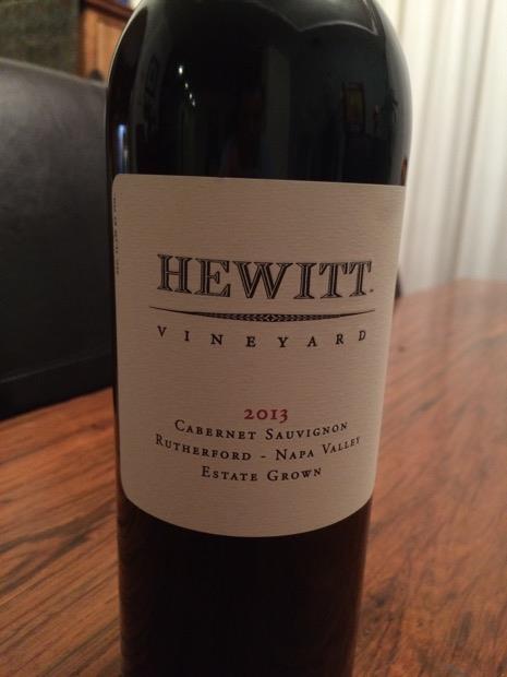 Hewitt vineyardヒューイットワイン 2013 ダブルプラス 激レア 