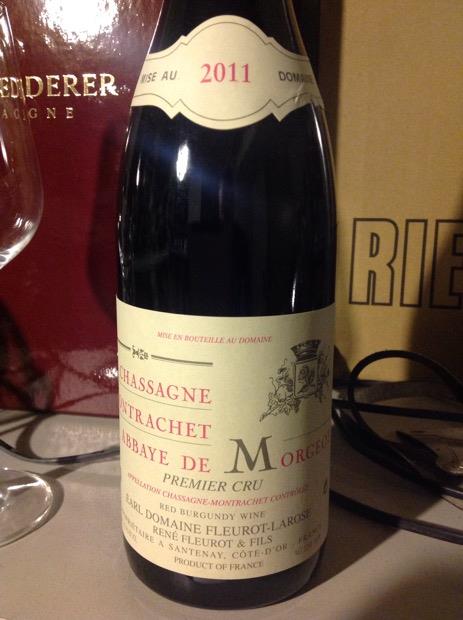 2011 Domaine Fleurot-Larose Chassagne-Montrachet 1er Cru Abbaye de ...