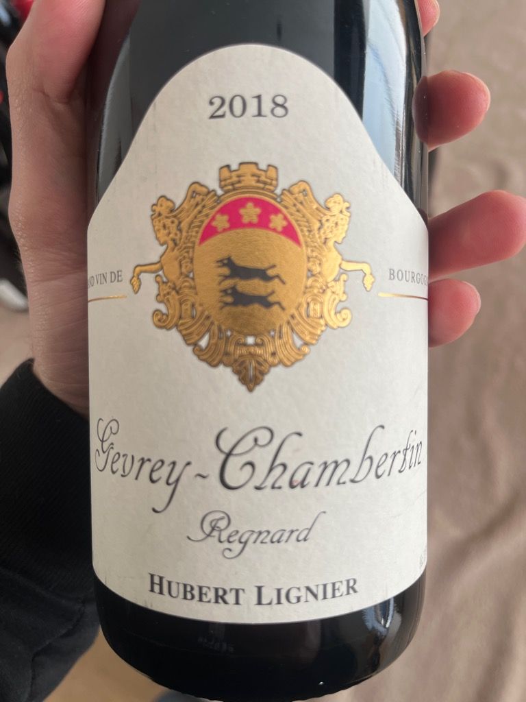 2018 Hubert Lignier Gevrey-Chambertin Regnard - CellarTracker