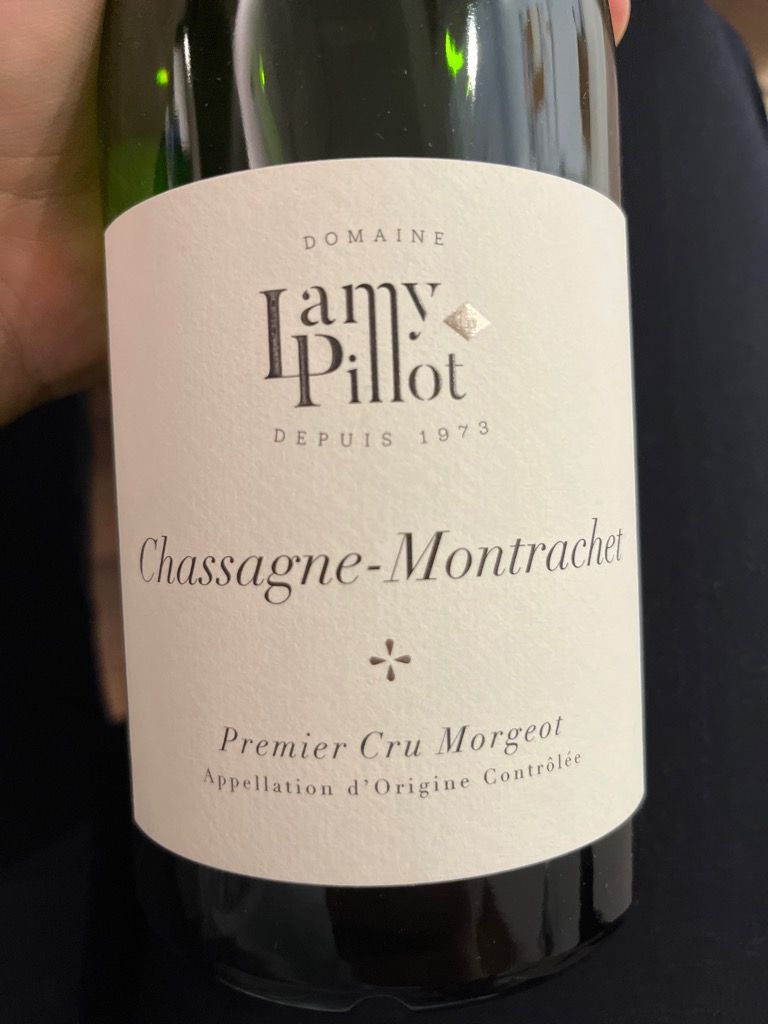 2022 Domaine Lamy-Pillot Chassagne-Montrachet 1er Cru Morgeot